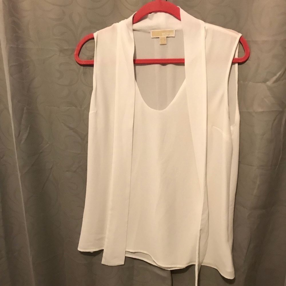 White Michael Kors sleeveless top